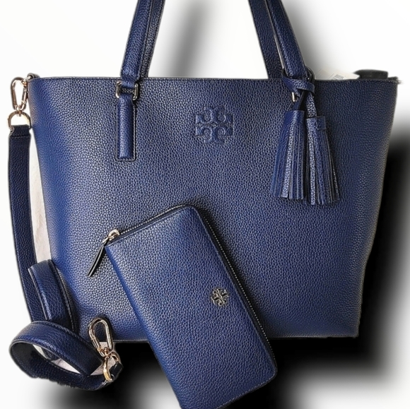 Tory Burch 2 Set NWT Designer Purse Handbag Wallet - Picture 2 of 13